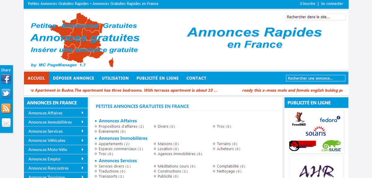 SITE D'ANNONCES